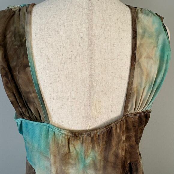 Y2K Style Tank Top Earthy Unity World Wear Size Large Boho - Picture 7 of 8